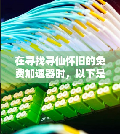 在寻找寻仙怀旧的免费加速器时，以下是一些建议和注意事项