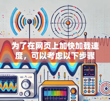 为了在网页上加快加载速度，可以考虑以下步骤