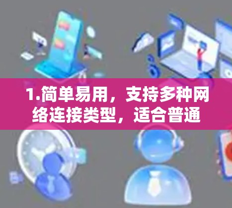 1.简单易用,支持多种网络连接类型,适合普通用户快速接入 1.简单易用,支持多种网络连接类型,适合普通用户快速接入