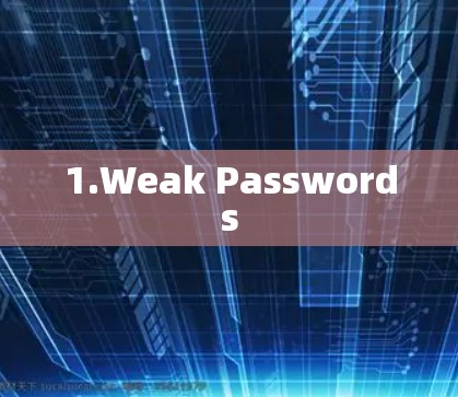 1.Weak Passwords 1.Weak Passwords