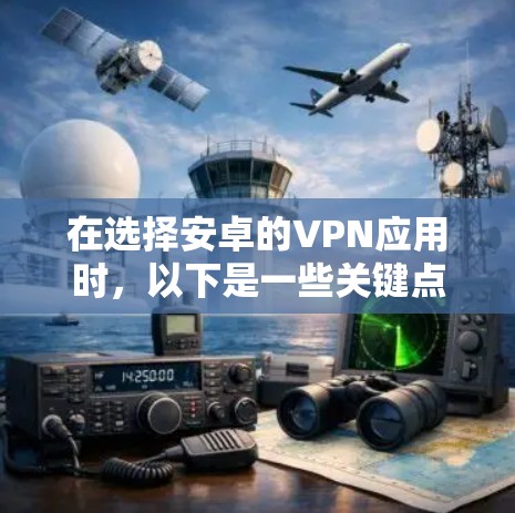在选择安卓的VPN应用时,以下是一些关键点的总结 在选择安卓的VPN应用时,以下是一些关键点的总结