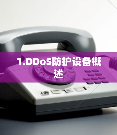 1.DDoS防护设备概述 1.DDoS防护设备概述