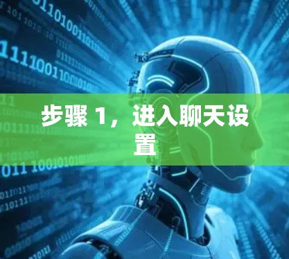 步骤 1，进入聊天设置