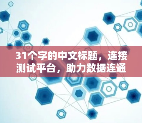 31个字的中文标题,连接测试平台,助力数据连通与安全 31个字的中文标题,连接测试平台,助力数据连通与安全