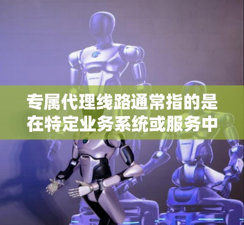 专属代理线路通常指的是在特定业务系统或服务中，用户与代理之间的专有连接或数据传输线路。这类线路可能用于处理特定服务、产品或流程中的数据传输、管理或支持。以下是一些可能涉及专属代理线路的领域和相关技术